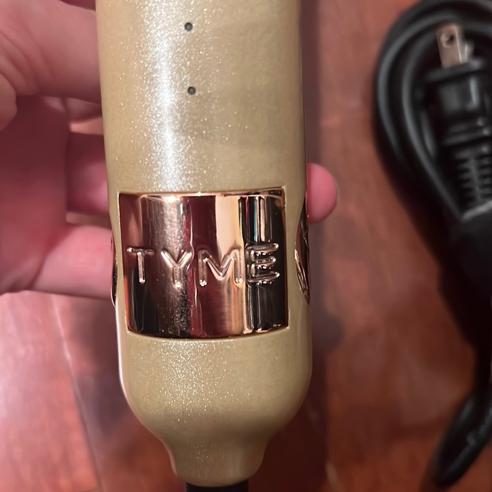 Tyme straightening styling curling iron rose gold